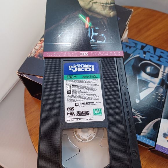 Star Wars Trilogy VHS (A New Hope, Return of the Jedi, The Empire Strikes Back) - Picture 5 of 10
